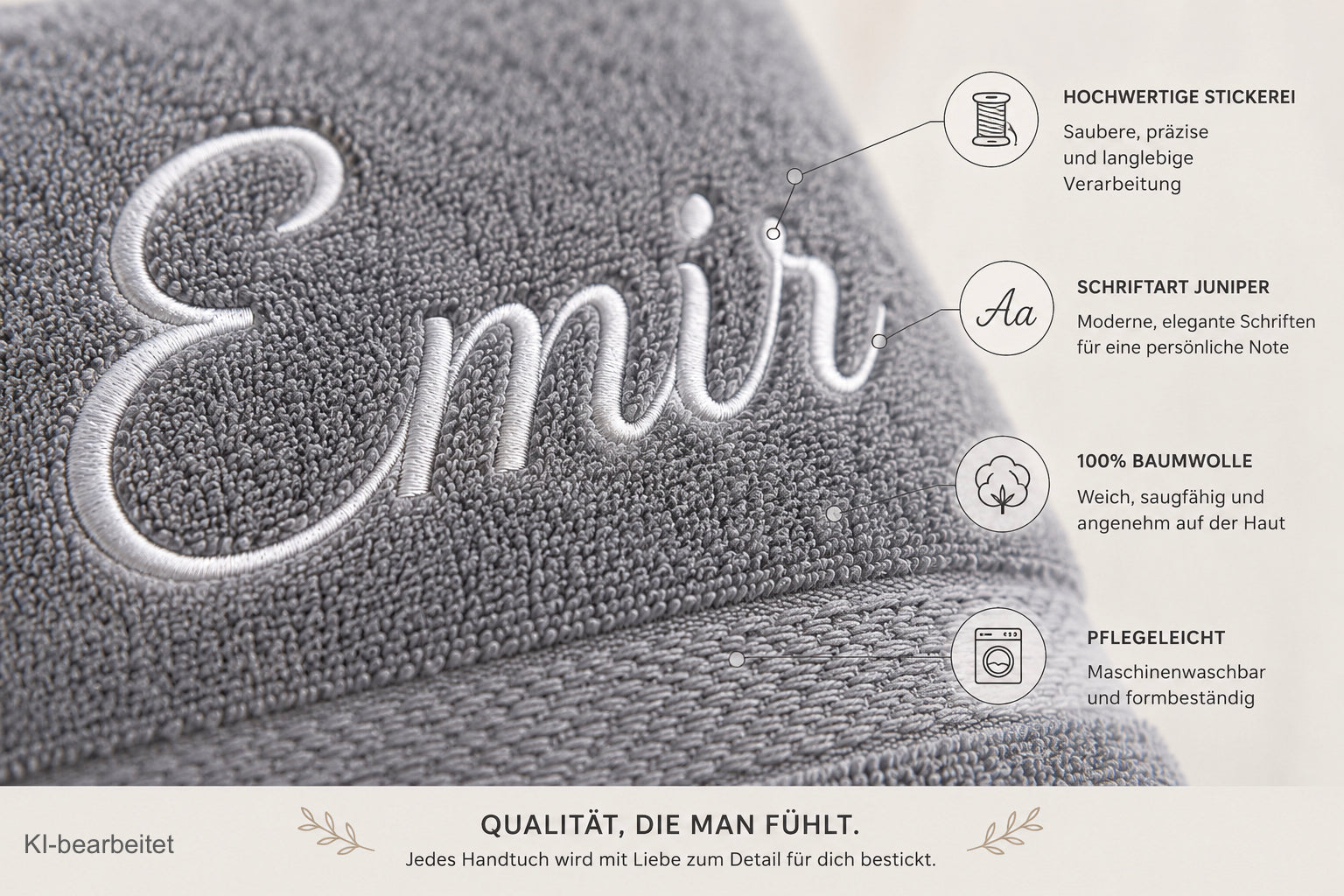 Personalisiertes Handtuch