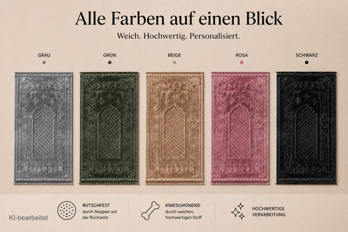 Personalisierter Gebetsteppich