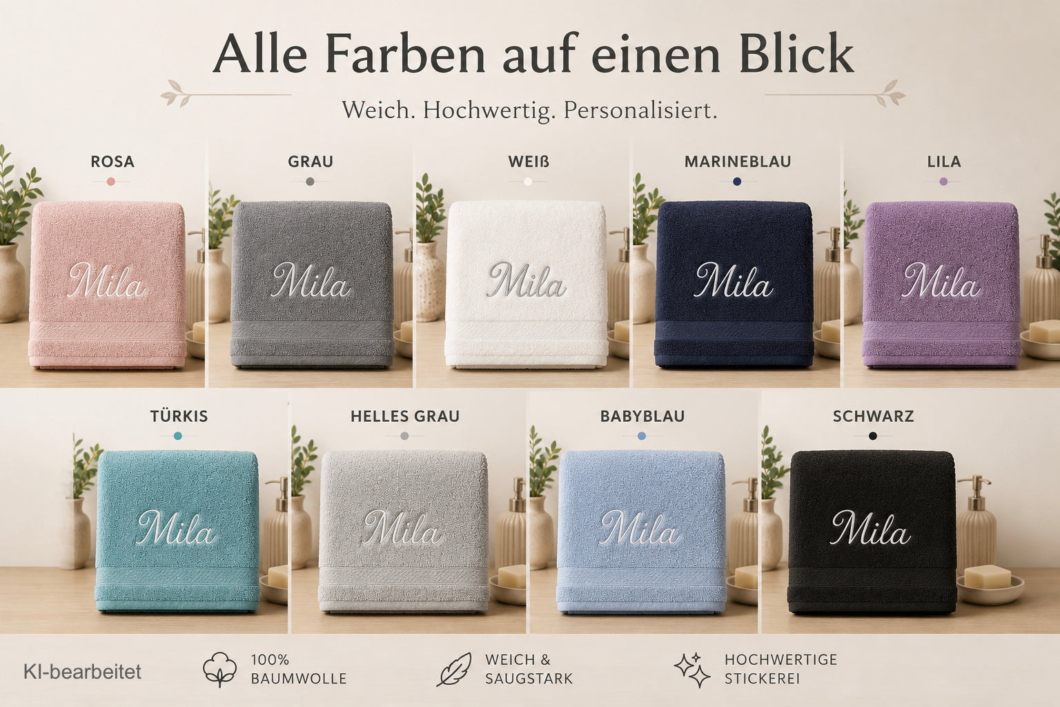 Personalisiertes Handtuch
